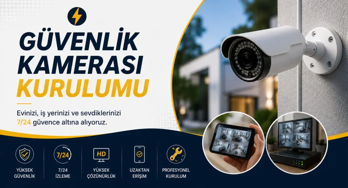 Evinizin veya iş yerinizin güvenliğini sağlama alın. İhtiyacınıza en uygun kamera sistemlerini titizlikle kuruyor, izleme çözümleri sunuyorum.